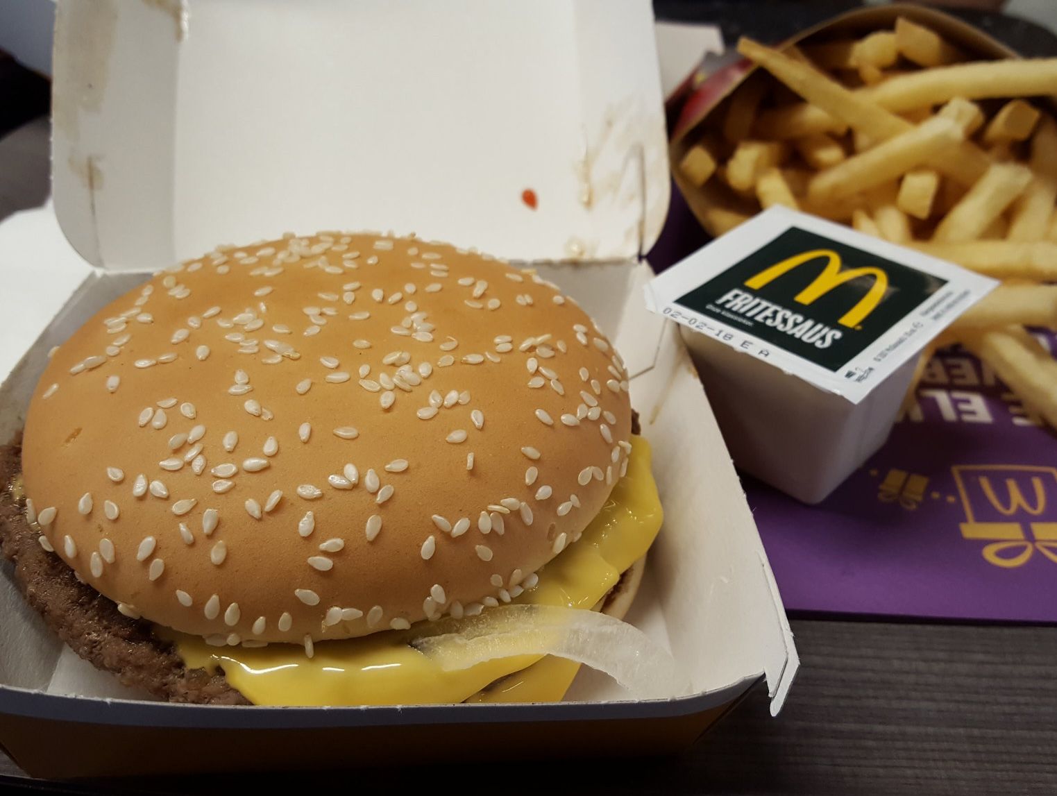 McDonald’s said it has proactively pulled slivered onions and Quarter Pounder beef patties in several states.