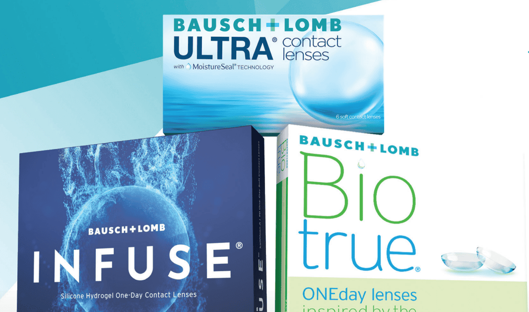 Bausch + Lomb contact lenses