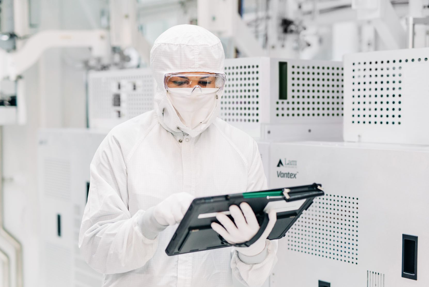 Lam Research reports strong first quarter results, sending the stock soaring in premarket.