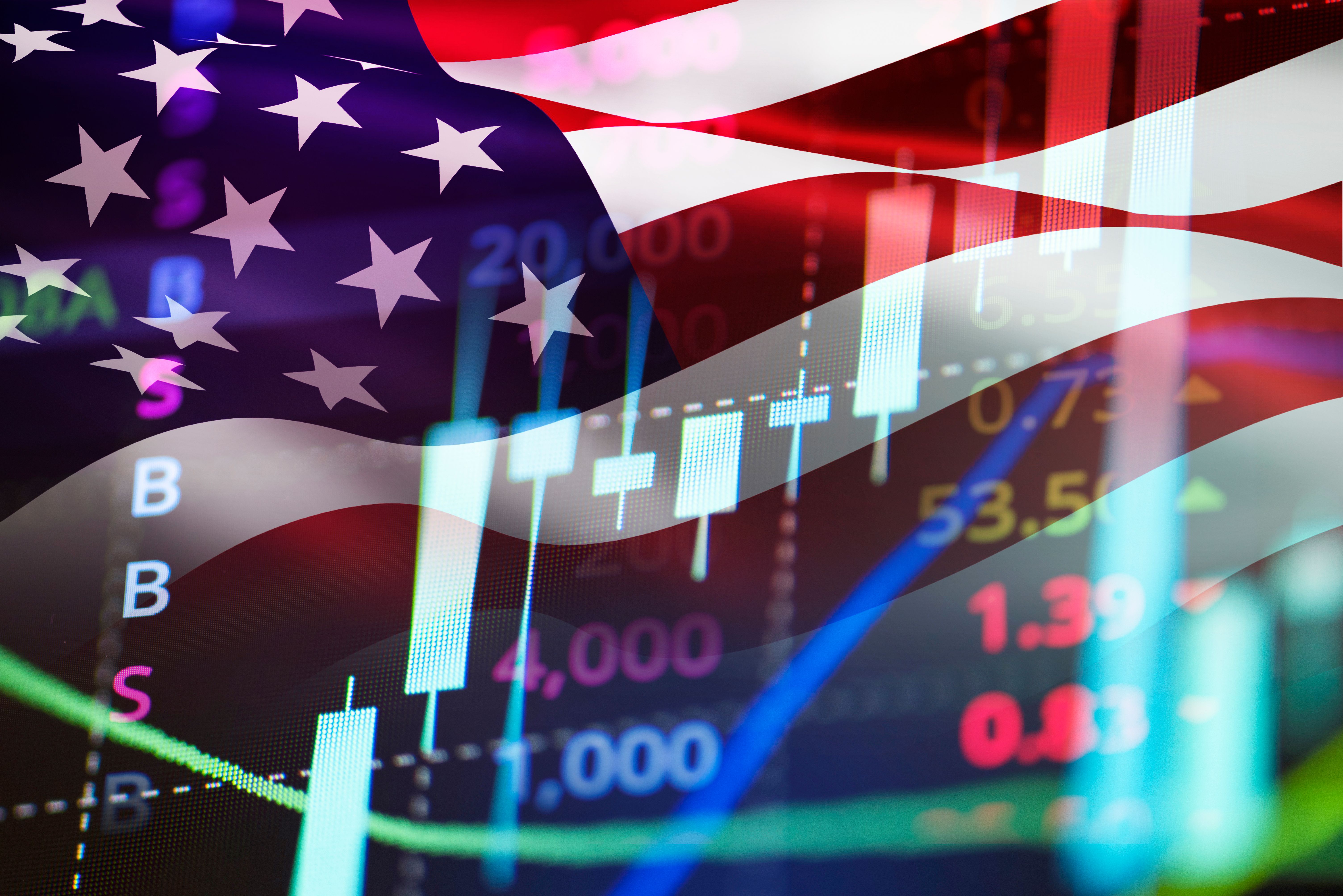 US stocks illustration.