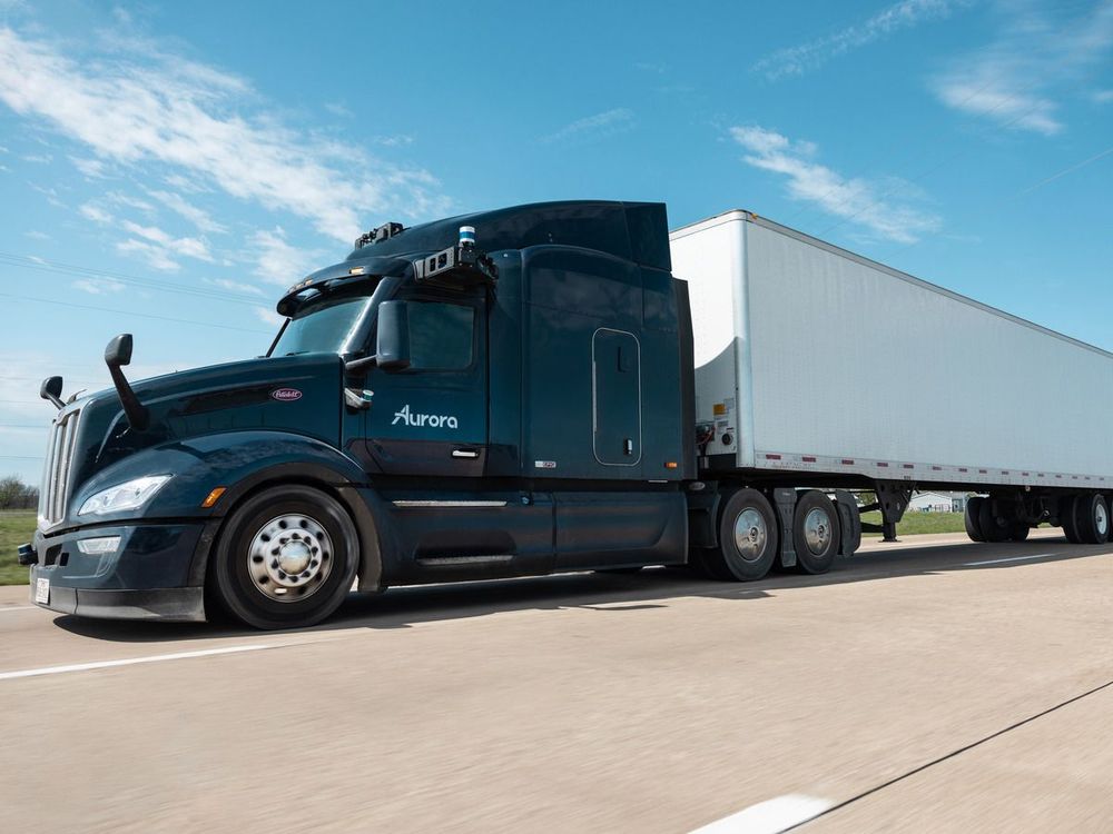 Aurora pushed back its commercial launch of autonomous trucks by a quarter, now targeting April 2025 instead of the earlier deadline of late 2024. during its third-quarter earnings report. | Source: Aurora Innovation