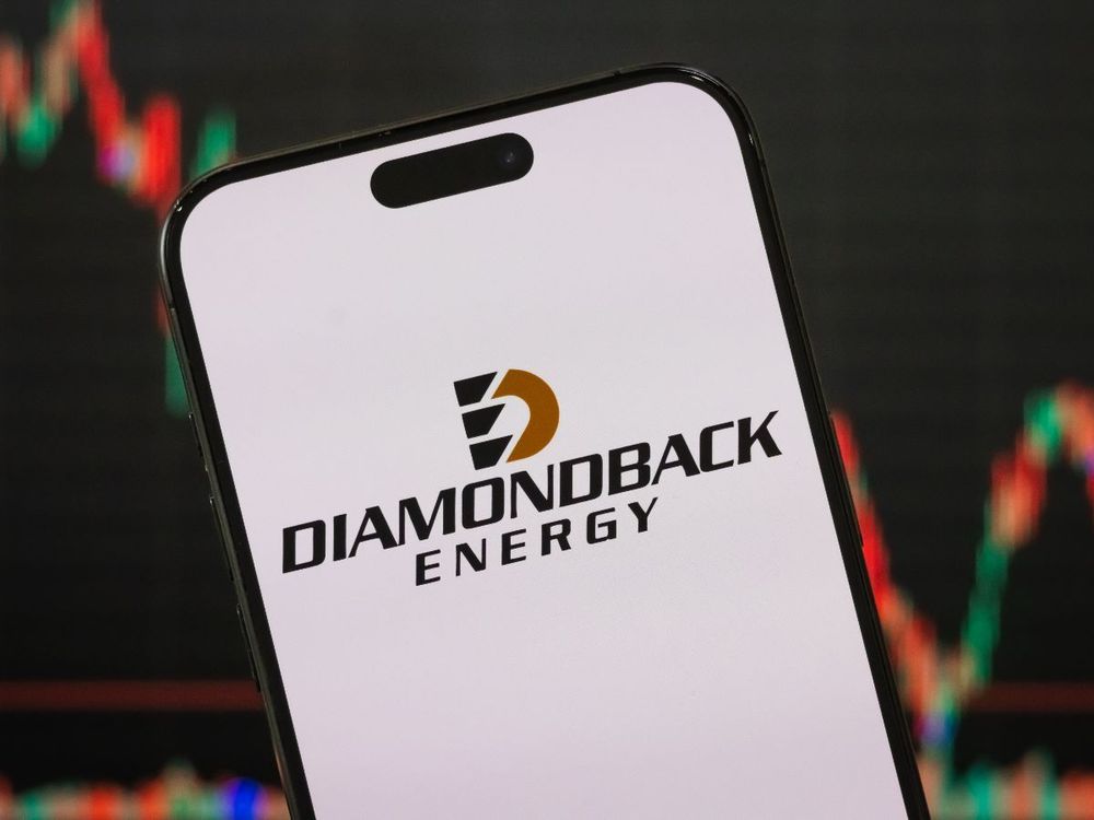  In this photo illustration, the Diamondback Energy logo is displayed on a smartphone screen,  on February 23, 2025 in Chongqing, China. (Photo by Cheng Xin/Getty Images)