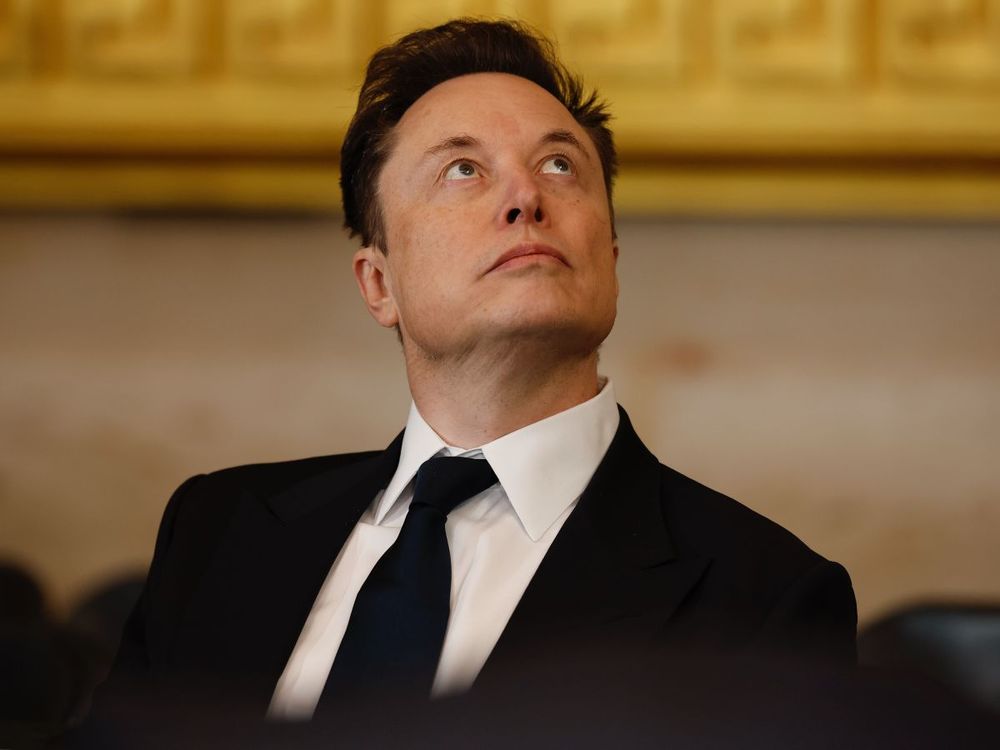 Tesla and SpaceX CEO Elon Musk arrives at the inauguration of U.S. President-elect Donald Trump in the Rotunda of the U.S. Capitol on Jan. 20, 2025, in Washington, DC. (Photo by Chip Somodevilla/Getty Images)