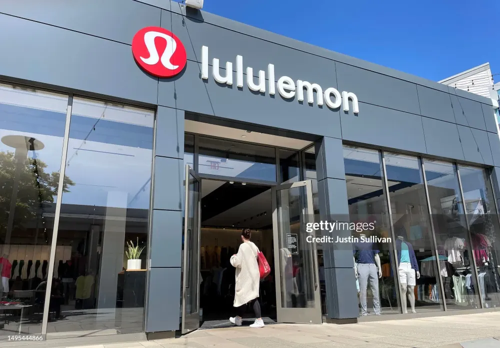 A customer enters a Lululemon store on June 02, 2023 in Corte Madera, California.