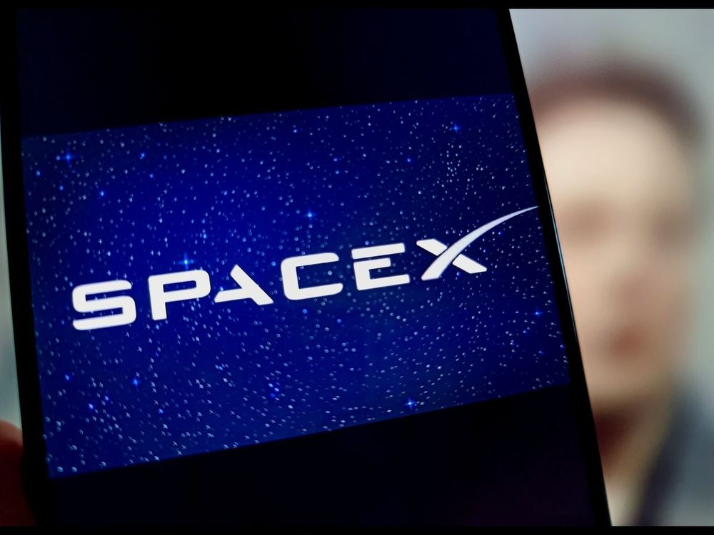 In this photo illustration, the logo of SpaceX is displayed on a smartphone screen on September 12, 2024 in Suqian, Jiangsu Province of China. (Photo by VCG/VCG via Getty Images)