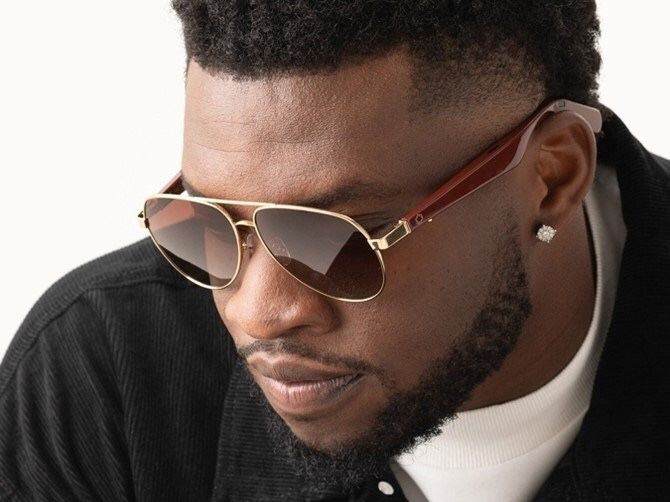 Emmanuel Ogbah, Linebacker of the Miami Dolphins & Lucyd Brand Ambassador, Sporting the Jupiter XL Frame Available on Target.com. Image Courtesy of Innovative Eyewear