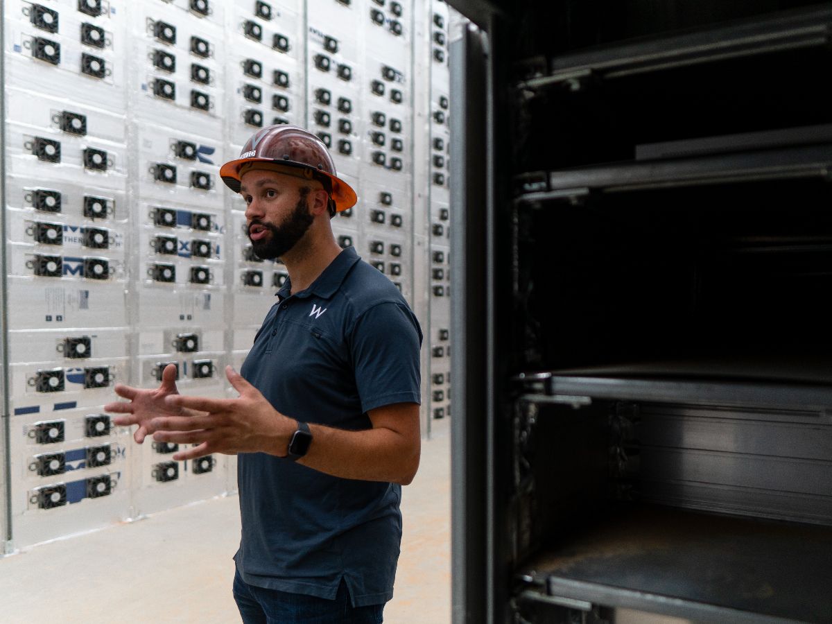 Riot Blockchain Bitcoin mine in Rockdale, TX